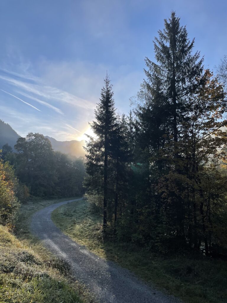 Start der Wanderung zum Köllesattel